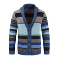 Men's Striped Cotton Cardigan for Effortless Comfort and Modern Style