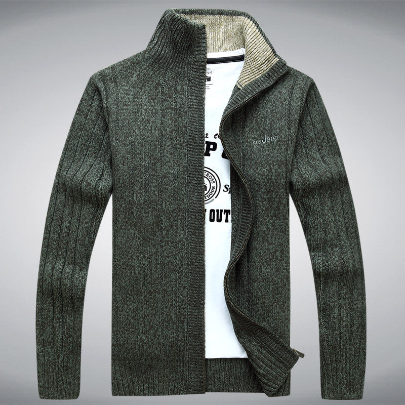 Men's Oversized Casual Sweater Cardigan Jacket With Soft Polyester Fabric