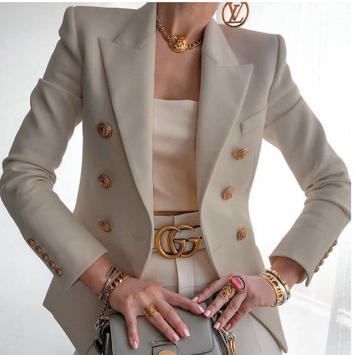Women's Double Breasted Blazer for Effortless Chic and Confidence