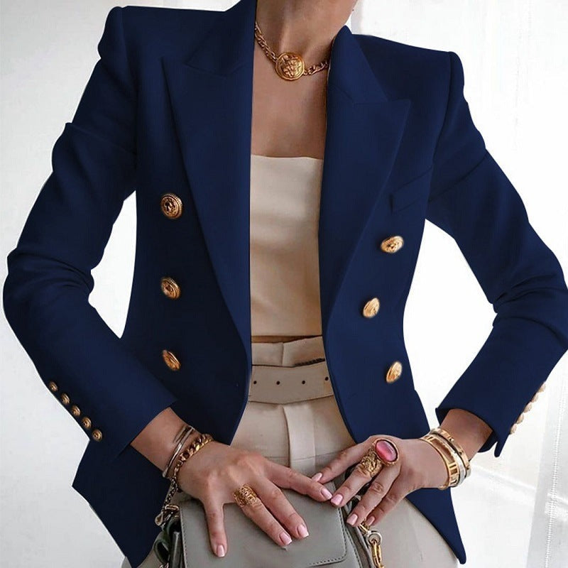 Women's Double Breasted Blazer for Effortless Chic and Confidence