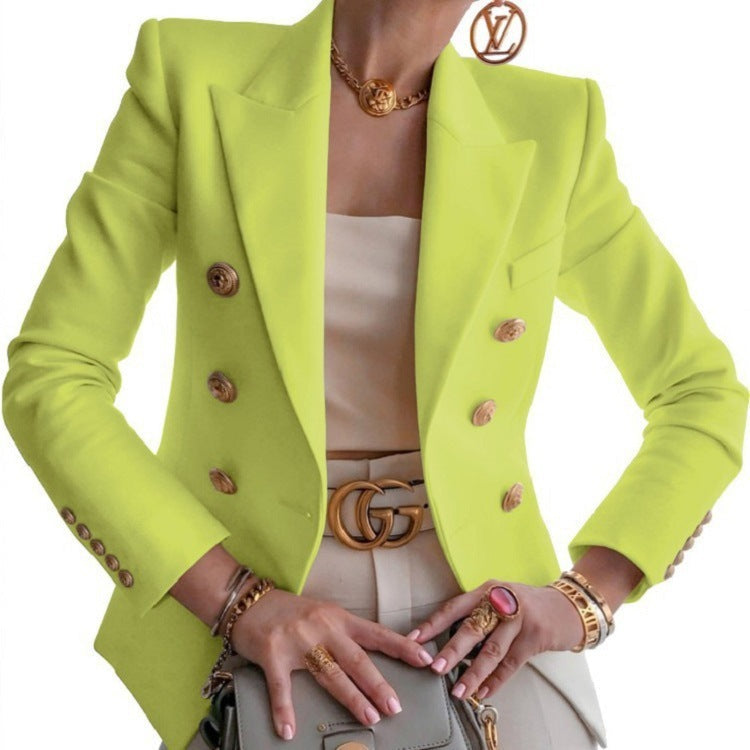Women's Double Breasted Blazer for Effortless Chic and Confidence