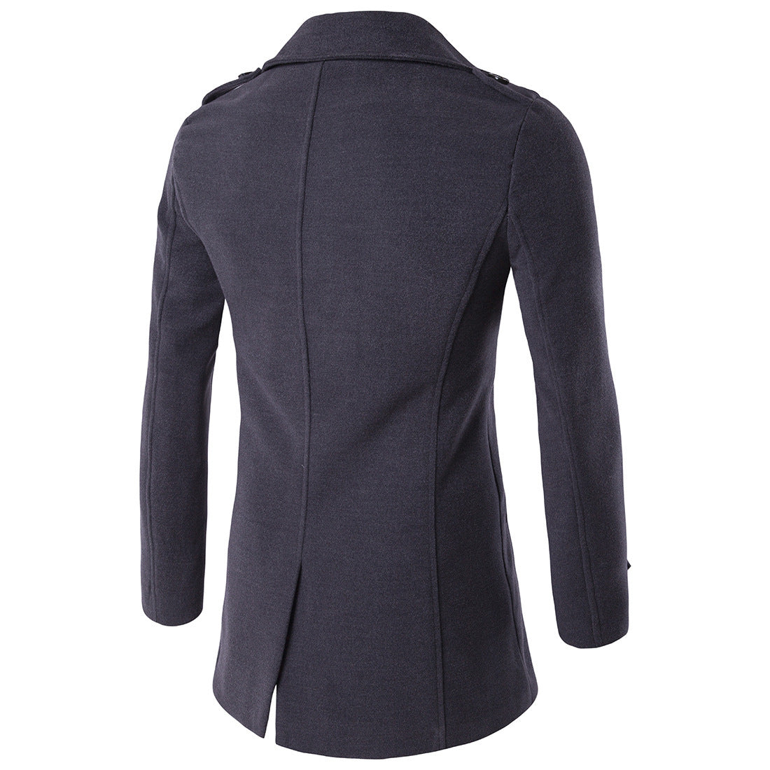 Men's Double Breasted Trench Coat Elegant Winter Classic Fashion