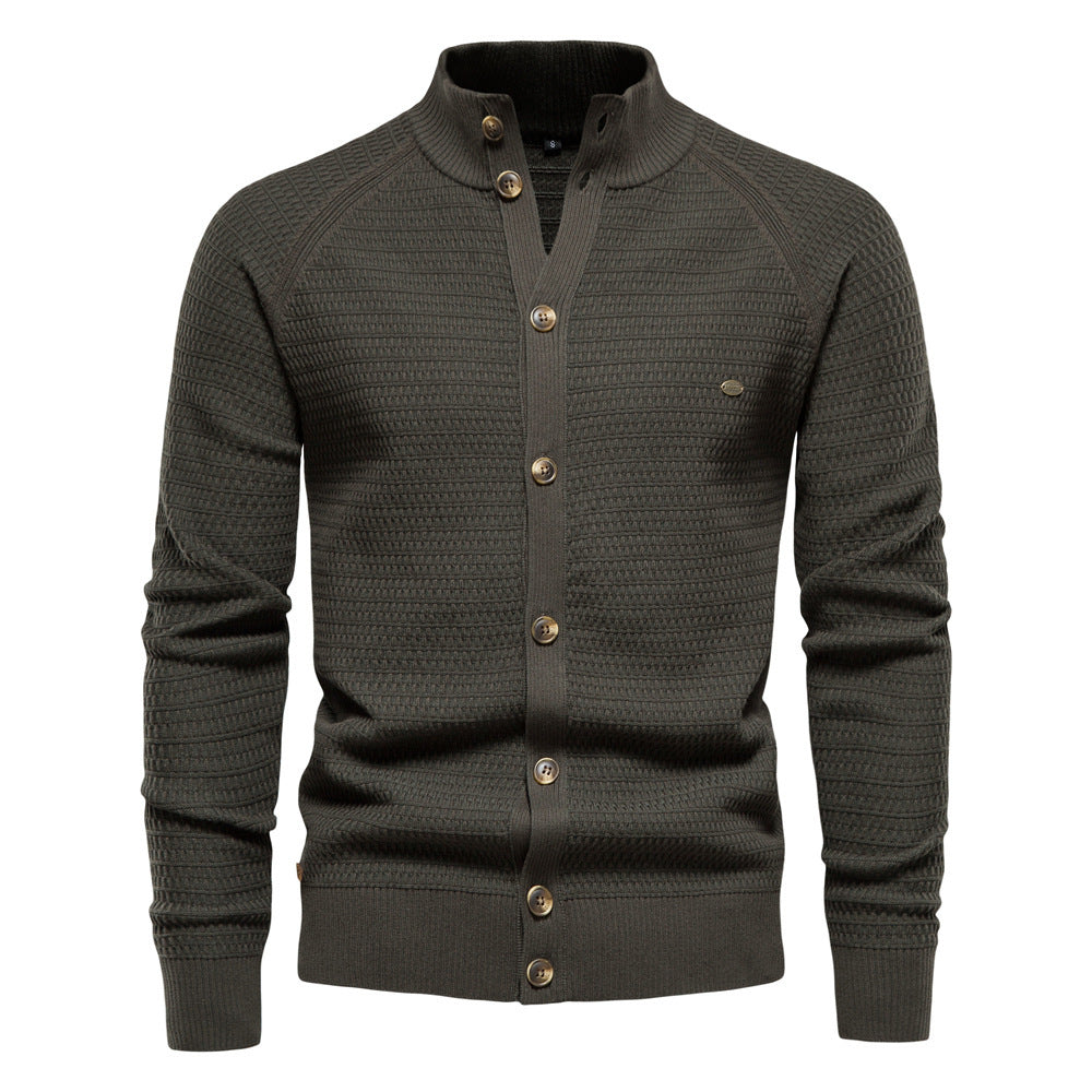Men's Cashmere Cardigan Pure Wool for Effortless Winter Style and Comfort