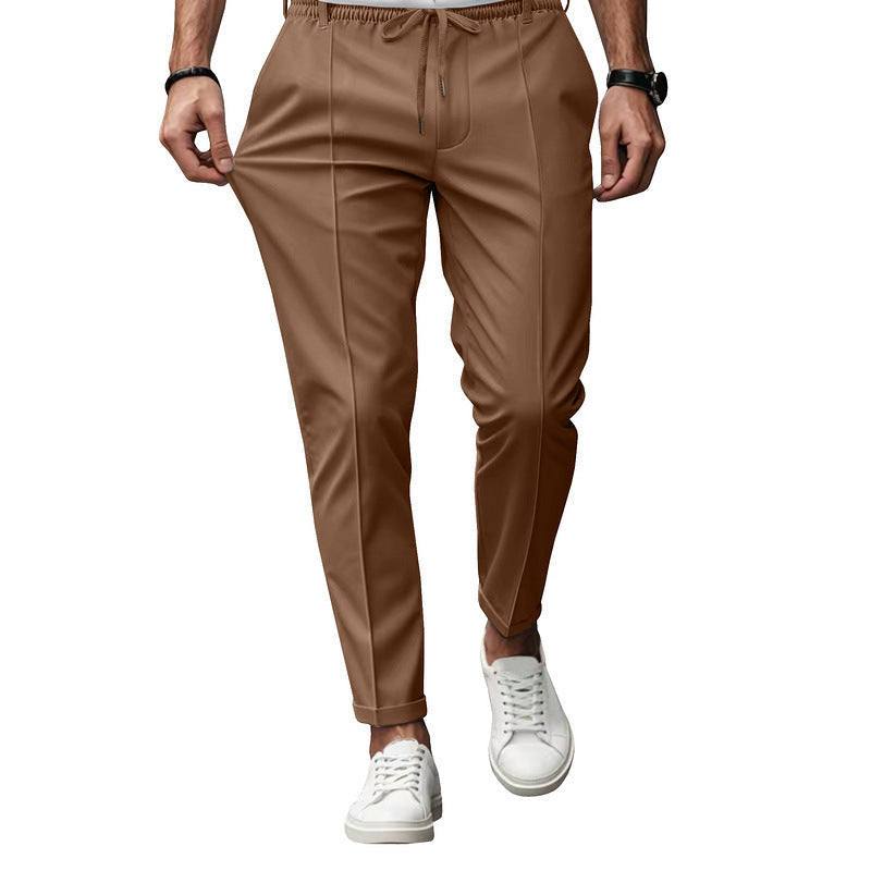 Men’s Slim Fit Tapered Trousers for Smart Casual Everyday Style