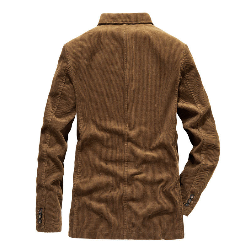 Men's Corduroy Casual Coat for Timeless Comfort and Vintage Style