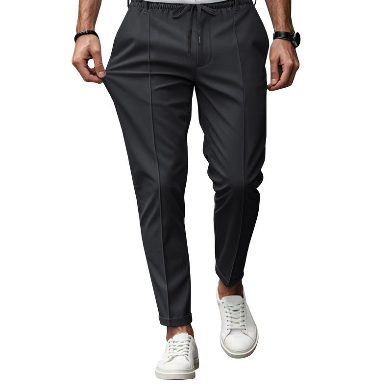 Men’s Slim Fit Tapered Trousers for Smart Casual Everyday Style