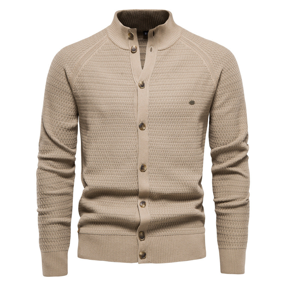 Men's Cashmere Cardigan Pure Wool for Effortless Winter Style and Comfort