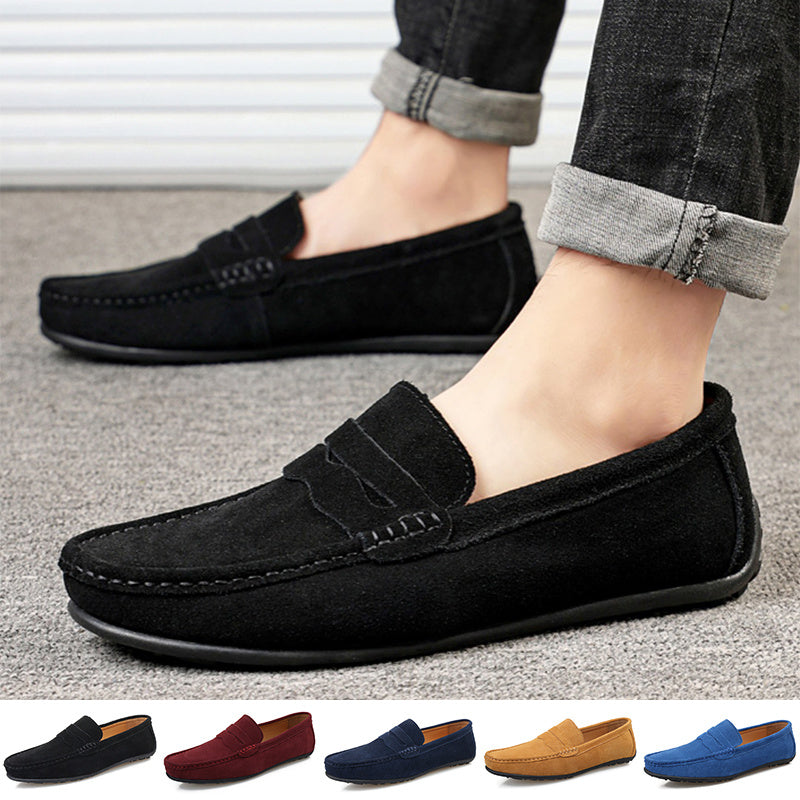 Men’s Suede Leather Loafers for Casual Everyday Comfort